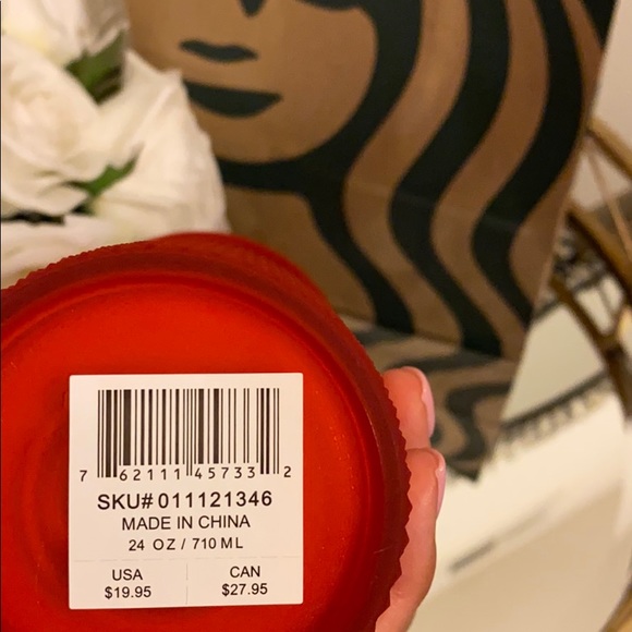 Matte Red Soft-Touch Bling Cold Cup (LAST ONE!) - Picture 5 of 5